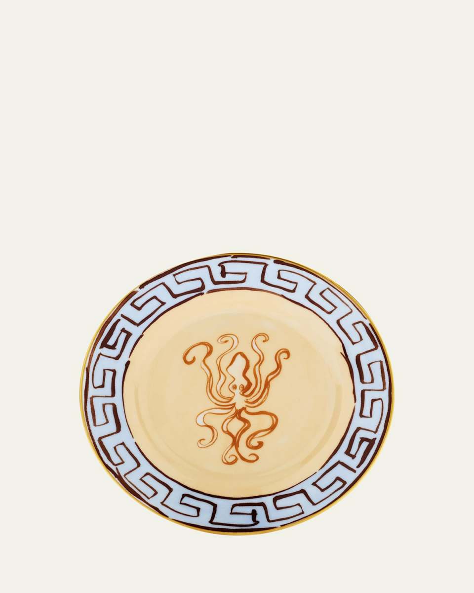 Il Viaggio di Nettuno Flat Bread Plate